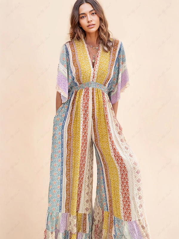 Boho-Chic Jumpsuit, bereits zugeschnitten - Image 3