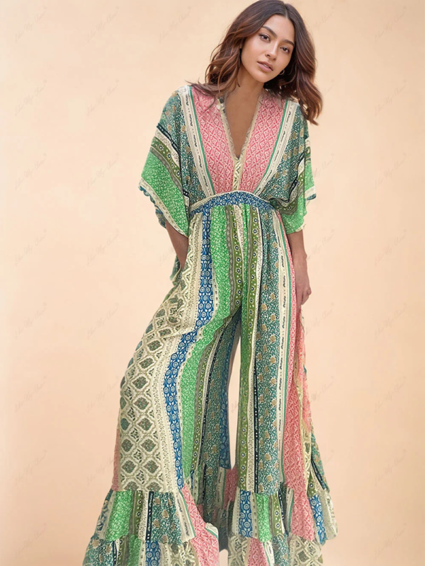 Boho-Chic Jumpsuit, bereits zugeschnitten