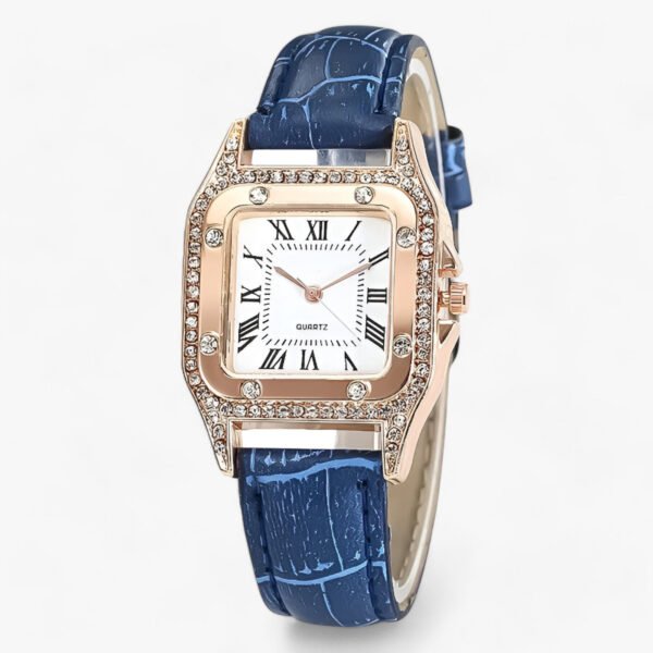 Luxus-Quarzuhr mit Lederarmband – Komfort und Eleganz vereint - Image 5