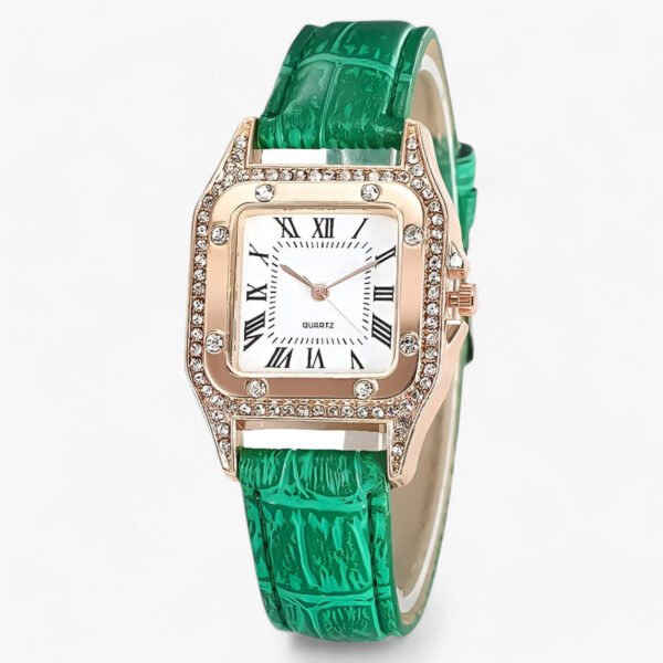 Luxus-Quarzuhr mit Lederarmband – Komfort und Eleganz vereint - Image 6