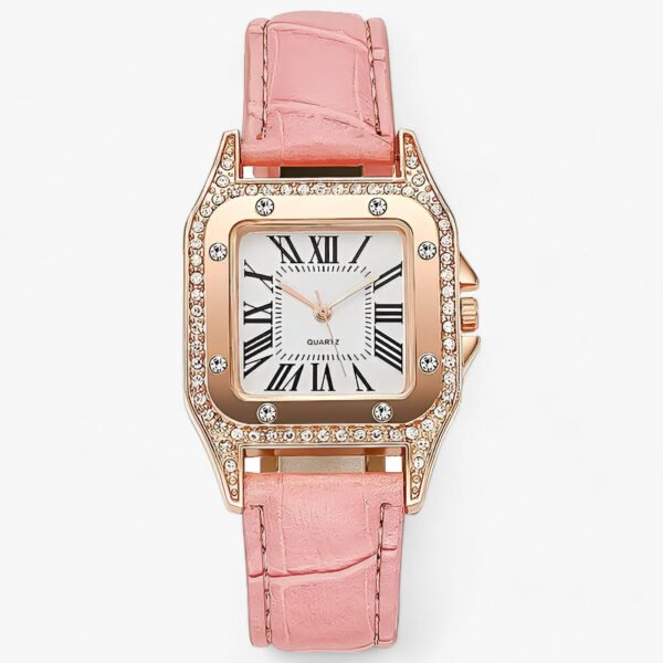 Luxus-Quarzuhr mit Lederarmband – Komfort und Eleganz vereint - Image 2