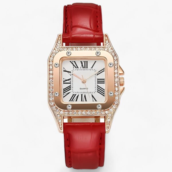 Luxus-Quarzuhr mit Lederarmband – Komfort und Eleganz vereint - Image 3