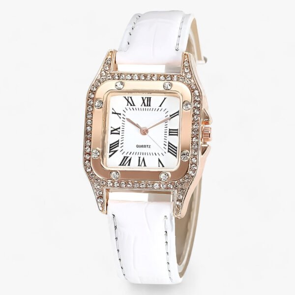 Luxus-Quarzuhr mit Lederarmband – Komfort und Eleganz vereint - Image 4