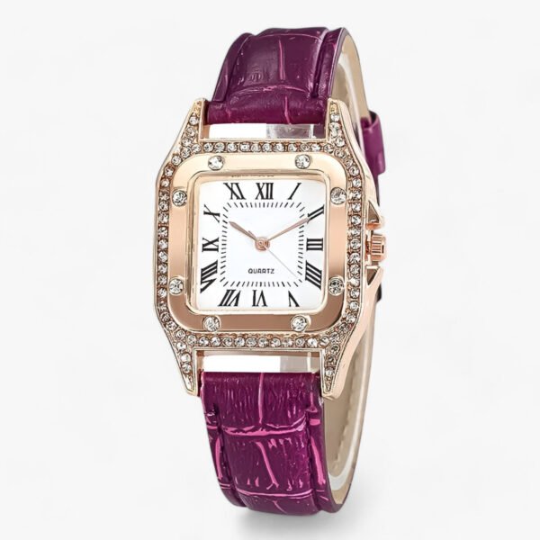Luxus-Quarzuhr mit Lederarmband – Komfort und Eleganz vereint - Image 8