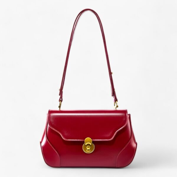 Trendige und funktionale Ledertasche